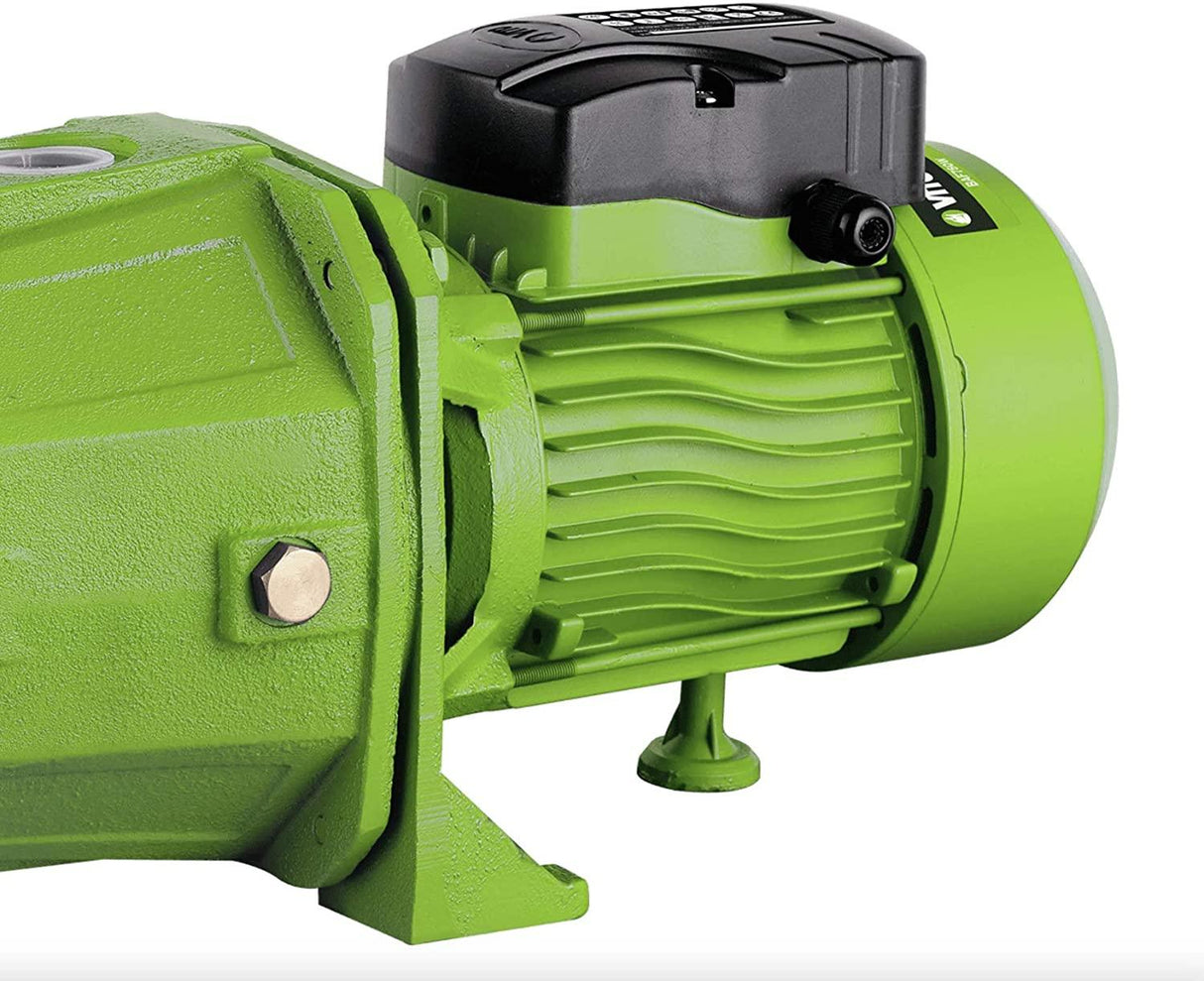 VITO Garden - 1 1/2" Gartenpumpe 1100W, 4800 L/h, Gusseisen, Max. Tiefe 55m, 1 1/2", 1", 230 V 50 Hz, IP54, 75dB, Messinglaufräder, 5,7 bar Wasserpumpe Garten - Tools.de TP Profishop GmbH