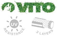 VITO Garden 100 m (2x50m) PVC Gartenschlauch 19mm | 3/4" flexibel 30 bar Berstdruck, UV beständig - Wasserschlauch 19 mm - 1,70 €/m - Tools.de TP Profishop GmbH