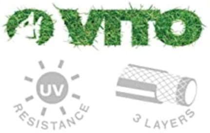 VITO Garden 100 m PVC Gartenschlauch 25mm | 1" flexibel 20 bar Berstdruck, UV beständig - Wasserschlauch 25 mm - 2 mal 50m - 2,40 €/m - Tools.de TP Profishop GmbH