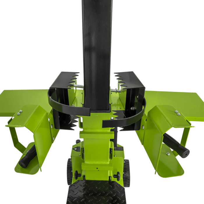 VITO Garden 230V hydraulikspalter Brennholzspalter mit 9 Tonnen Spaltkraft, Holzspalter vertikal, maximaler Schnittdurchmesser 8 - 30 cm, 3500 W Leistung, IP44, ausgestattet mit mehr Benutzerschutz - Tools.de TP Profishop GmbH