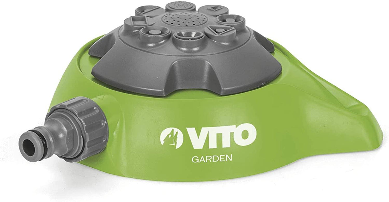 VITO Garden - 360° 8 Sprüh-Funktionen Rasensprenger, Kreis-Rasensprinkler - Tools.de TP Profishop GmbH