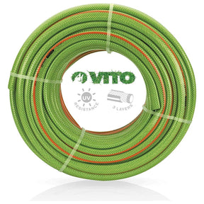 VITO Garden 50 m (0,98 € / m) PVC Gartenschlauch 19mm | 3/4" flexibel 20bar UV beständig - Wasserschlauch 19 mm (3/4 Zoll) (50m 19 mm 3/4") (0,98 € / m) - Tools.de TP Profishop GmbH