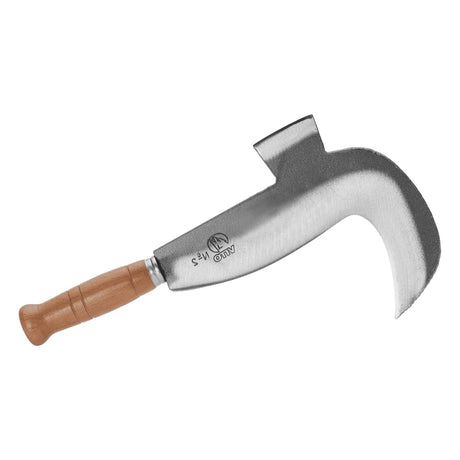 VITO Garden - Billhook, Hippe, Zweischneidige Hackmesser, Sichel aus gehärtetem Stahl - Gewicht: 490g - 240x190mm - traditionell geschmiedet - ideal für Arbeiten auf Wiesen, Feldern & Garten - Tools.de TP Profishop GmbH