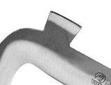 VITO Garden - Billhook, Hippe, Zweischneidige Hackmesser, Sichel aus gehärtetem Stahl - Gewicht: 490g - 240x190mm - traditionell geschmiedet - ideal für Arbeiten auf Wiesen, Feldern & Garten - Tools.de TP Profishop GmbH