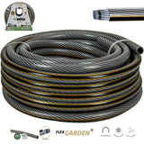 VITO Garden Gartenschlauch 15 mm (5/8 Zoll) 20 m | 5-lagig | 20 bar | FLEXGarden | kein abknicken, kein verdrehen | UV-beständig | Farbe: grau-gold (15 mm (5/8 Zoll) 20 m) - Tools.de TP Profishop GmbH
