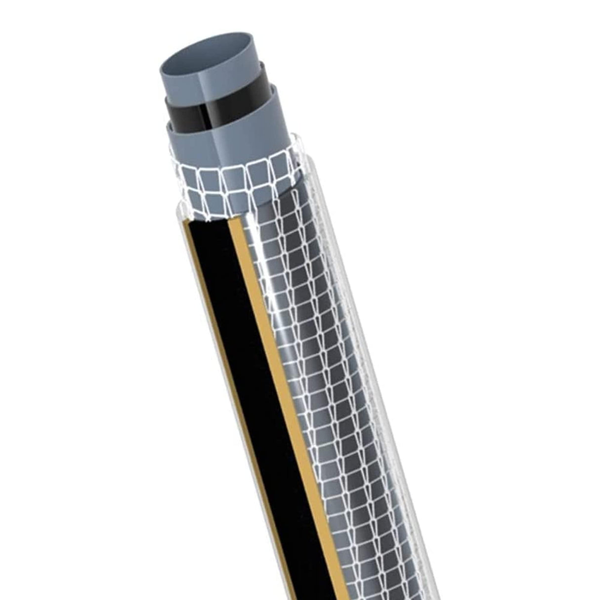 VITO Garden Gartenschlauch 15 mm (5/8 Zoll) 20 m | 5-lagig | 20 bar | FLEXGarden | kein abknicken, kein verdrehen | UV-beständig | Farbe: grau-gold (15 mm (5/8 Zoll) 20 m) - Tools.de TP Profishop GmbH