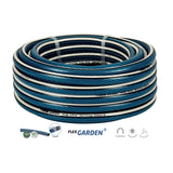 VITO Garden Gartenschlauch 15mm (5/8 Zoll) 20 m | 20 bar | 5-lagig | formstabil, flexibel | druck- und UV-beständig | Farbe: dunkelblau (15mm (5/8 Zoll) 20 m) - Tools.de TP Profishop GmbH