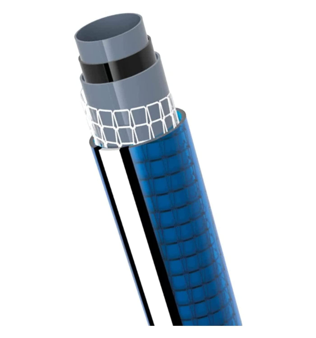 VITO Garden Gartenschlauch 19mm (3/4 Zoll) 20 m | 20 bar | 5-lagig | formstabil, flexibel | druck- und UV-beständig | Farbe: dunkelblau (19mm (3/4 Zoll) 20 m) - Tools.de TP Profishop GmbH