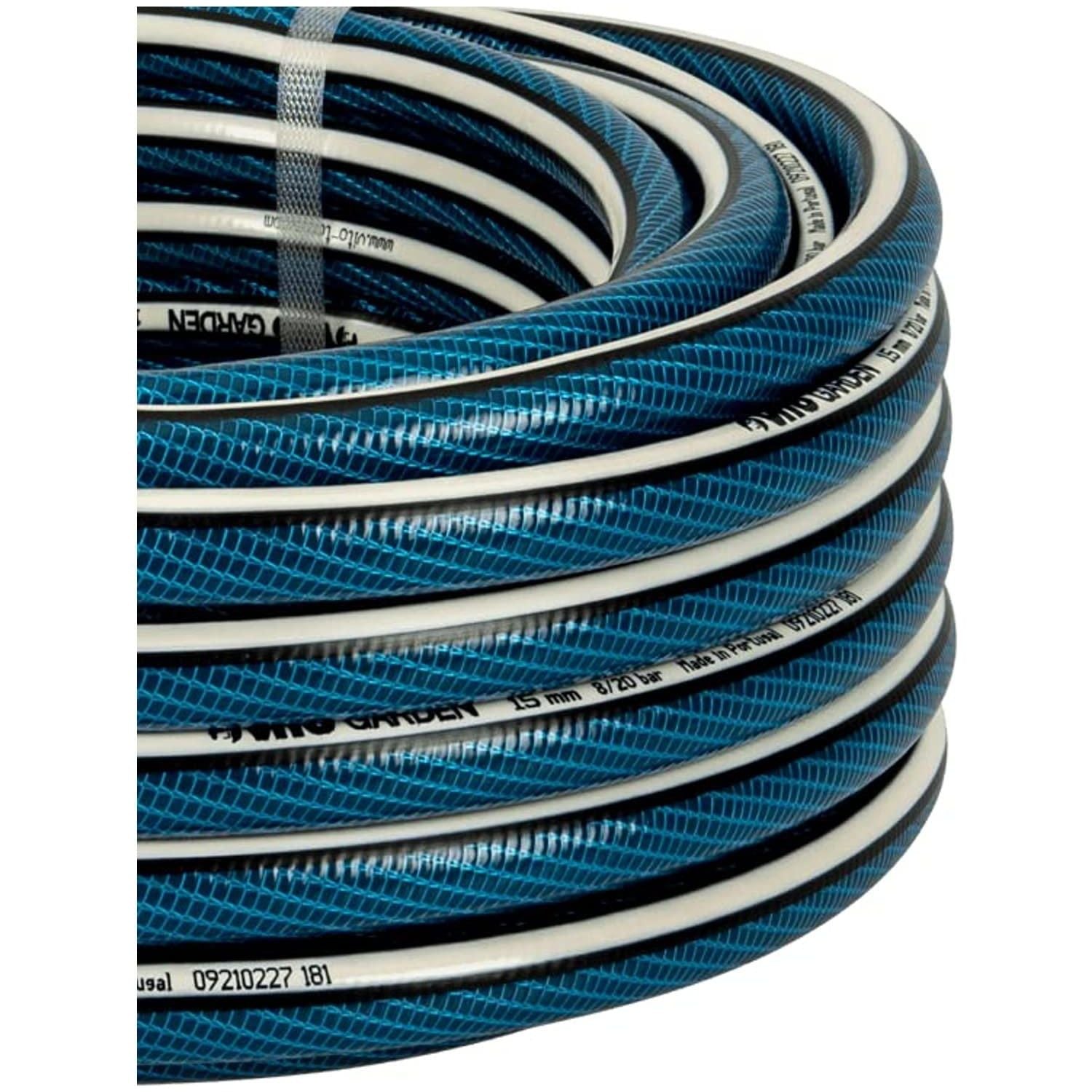 VITO Garden Gartenschlauch 19mm (3/4 Zoll) 20 m | 20 bar | 5-lagig | formstabil, flexibel | druck- und UV-beständig | Farbe: dunkelblau (19mm (3/4 Zoll) 20 m) - Tools.de TP Profishop GmbH