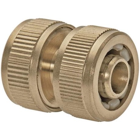 VITO Garden - hochwertiges Messing-Stecksystem 1/2" (13mm) - 5/8" (15mm), 5-teilig - Hahnanschlussstück, Adapter + Schlauchstück + Schlauchstück + verstellbare Gartenspritze - Tools.de TP Profishop GmbH