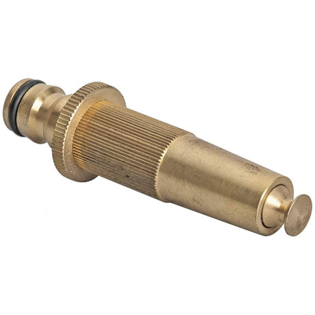 VITO Garden - hochwertiges Messing Stecksystem Set 3/4", 5-teilig - Hahnanschlussstück, Adapter + Schlauchstück + Schlauchstück + verstellbare Gartenspritze - Tools.de TP Profishop GmbH