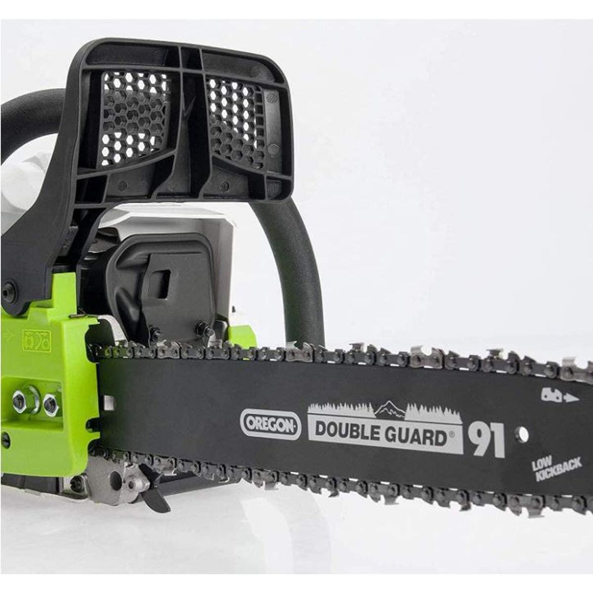 VITO Garden Motorkettensäge MSCC38+ 1.63PS Testnote 1.6 Einsteiger Benzin Motorsäge, Oregon Double Guard 3/8" Sägekette, Führungsschiene 16“ 40,64cm (Motorsäge 40cm) - Tools.de TP Profishop GmbH