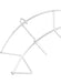 VITO Garden Schlauchhalter Wand | Metall-WEISS | stabiler Wandschlauchhalter | Gartenschlauchhalter | Länge: 45 cm Breite: 15 cm für 19 mm Schläuche bis 25 m Länge - Tools.de TP Profishop GmbH