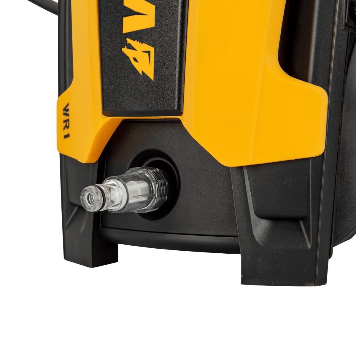 VITO Hochdruckreiniger 1300w Aluminium Induktions-Motor max. Druck 115 bar, max. Fördermenge 390 l/h, Schwarz/Gelb, 5 Meter Schlauch, 5 Meter Kabel - (VIML115WR1) - Tools.de TP Profishop GmbH