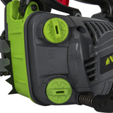 VITO kleine Einhand Kettensäge, Benzin-Kettensäge mit 25 cm Schwertlänge, 2-Takt-Motor, Oregon-Kette, Walbro-Vergaser, Schutzsystem, automatischer Bremse & ergonomischem Griff - Tools.de TP Profishop GmbH