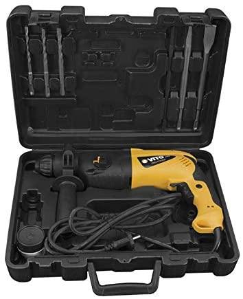 VITO Kombihammer 850 W - SDS-Plus - Bohrhammer Meisselhammer Abbruchhammer - mit 4 Funktionen: Hämmern, Meißeln, Bohren, Schlagbohren - mit Transportkoffer - VIMP850 - Tools.de TP Profishop GmbH