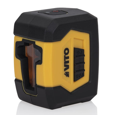 VITO Kreuzlinienlaser Grün Selbstnivellierend, Linienlaser (Arbeitsbereich bis max. 20 m, Genauigkeit: ± 0,5 mm/m, Arbeitszeit bis 3h, mit 1/4"-20 Innengewinde, IP54 - (VILALC20V) - Tools.de TP Profishop GmbH