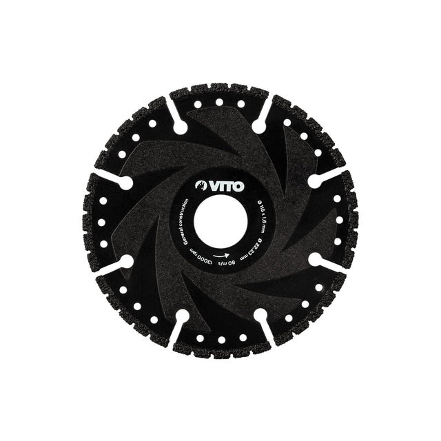 VITO Laser-Diamant Trennscheibe VIDLGO230, Allgemein Bauwesen, zu Schneiden von beispielsweise Ziegel, Beton, Naturstein, Keramik und Bodenplatten, 230 mmm - Tools.de TP Profishop GmbH