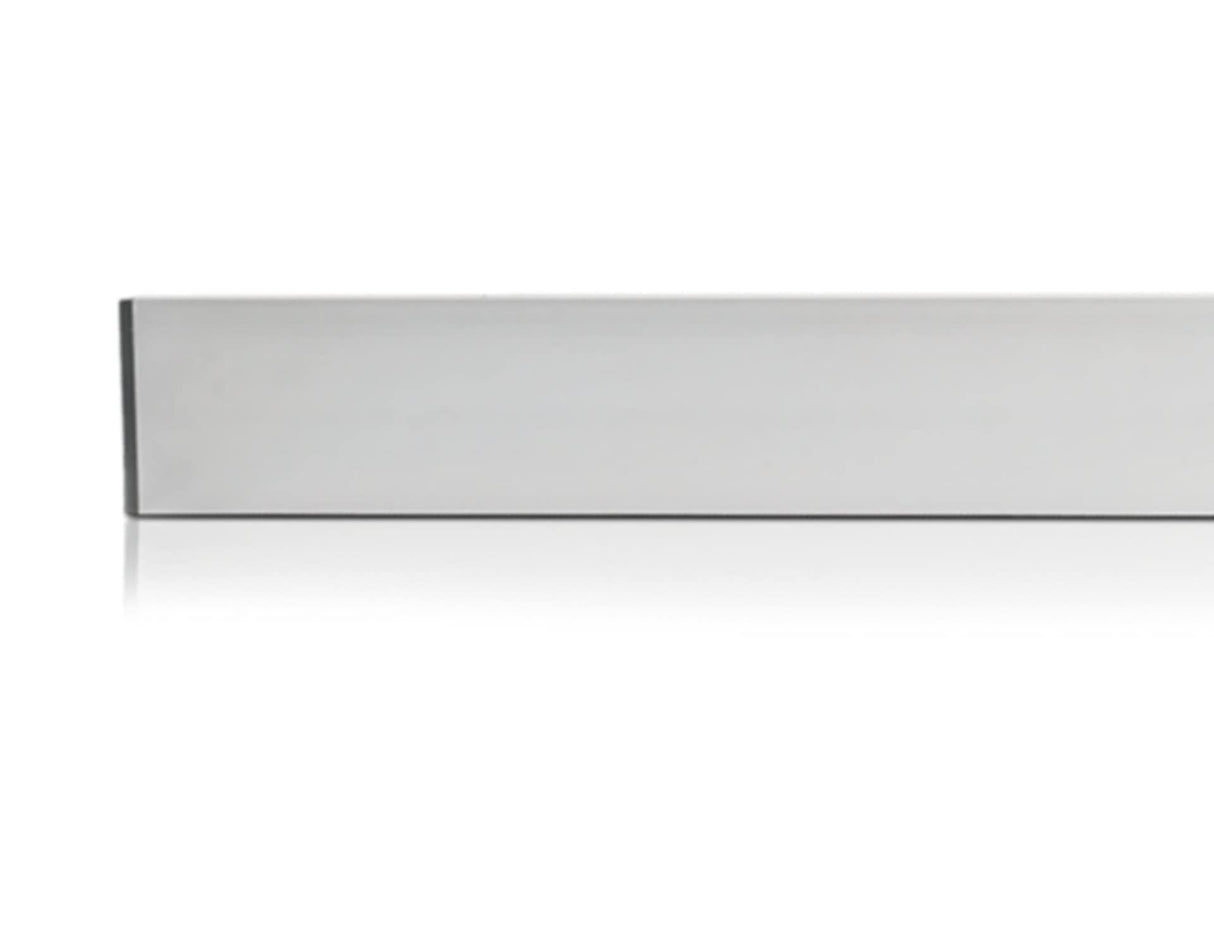 VITO Lineal-Typ Wasserwaage, Rahmen aus Aluminium, 2 Blasen - lotrecht und waagerecht mit stoßdämpfende Endkappen, Messgenauigkeit 1 mm/m, Farbe: Silber - VINR150 - Tools.de TP Profishop GmbH