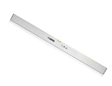 VITO Lineal-Typ Wasserwaage, Rahmen aus Aluminium, 2 Blasen - lotrecht und waagerecht mit stoßdämpfende Endkappen, Messgenauigkeit 1 mm/m, Farbe: Silber - VINR200 - Tools.de TP Profishop GmbH