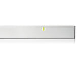 VITO Lineal-Typ Wasserwaage, Rahmen aus Aluminium, 2 Blasen - lotrecht und waagerecht mit stoßdämpfende Endkappen, Messgenauigkeit 1 mm/m, Farbe: Silber - VINR200 - Tools.de TP Profishop GmbH