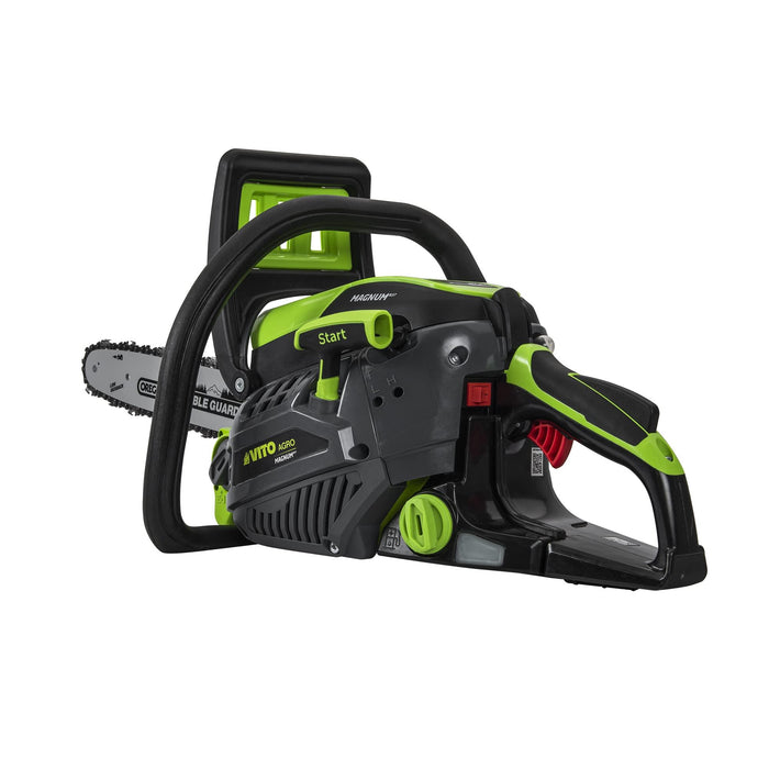 VITO Magnum R37 Kettensäge/Motorsäge VIMS37 mit 40cm Schwert, 2-Takt-Motor, 16-Zoll-Messer, Oregon-Kette, Schutzsystem, automatische Bremse, ergonomischer Griff, Easy Start - Tools.de TP Profishop GmbH