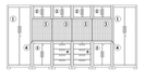 VITO Männerküche - Garagenmöbel, Werkstatteinrichtung Set mit Schubladen 16-tlg ca. 395x50x200cm, Werkzeugschrank, Werkbank mit Holzarbeitsplatte - Tools.de TP Profishop GmbH