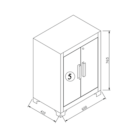 VITO Männerküche - Garagenmöbel, Werkstatteinrichtung Set mit Schubladen 16-tlg ca. 395x50x200cm, Werkzeugschrank, Werkbank mit Holzarbeitsplatte - Tools.de TP Profishop GmbH