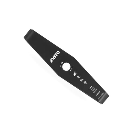 VITO MesserKit für Motorsensen, Freischneider 4er SET Grasschneideblatt, Häckselmesser, Dickichtmesser, Universal - 255mm - Unterholz, Gras schneiden - 25,4mm Bohrungsdurchmesser - Tools.de TP Profishop GmbH