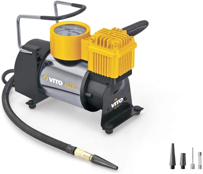 VITO Mini-Kompressor, 140 W, 230 V, 150 PSI, multifunktional - Tools.de TP Profishop GmbH