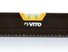 VITO Premium Magnetische Wasserwaage 100cm ALU (VINP100), mit Magnet und drei Libellen, Abmessungen: 100x65x27 mm, mit stoßdämpfenden Endkappen, magnetischer Basis und Genauigkeit: 0,5 mm/m - Tools.de TP Profishop GmbH