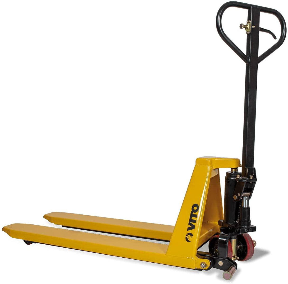 VITO Pro Scherenhubwagen manuell - 1,5 t Tragkraft 1500kg, 810 mm Hubhöhe - Gabellänge 1150 mm - 3 Verschiedene Positionen für den Steuerhebel - Scheren-Hubwagen - Tools.de TP Profishop GmbH