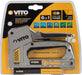 VITO Pro Tacker Set - Hochwertiger & robuster Werkzeugtacker Set, Handtacker mit Klammern 6in1 mit einstellbarer Schusskraft - Inkl. 6500 Klammer / Nägel 6-14mm - Tools.de TP Profishop GmbH