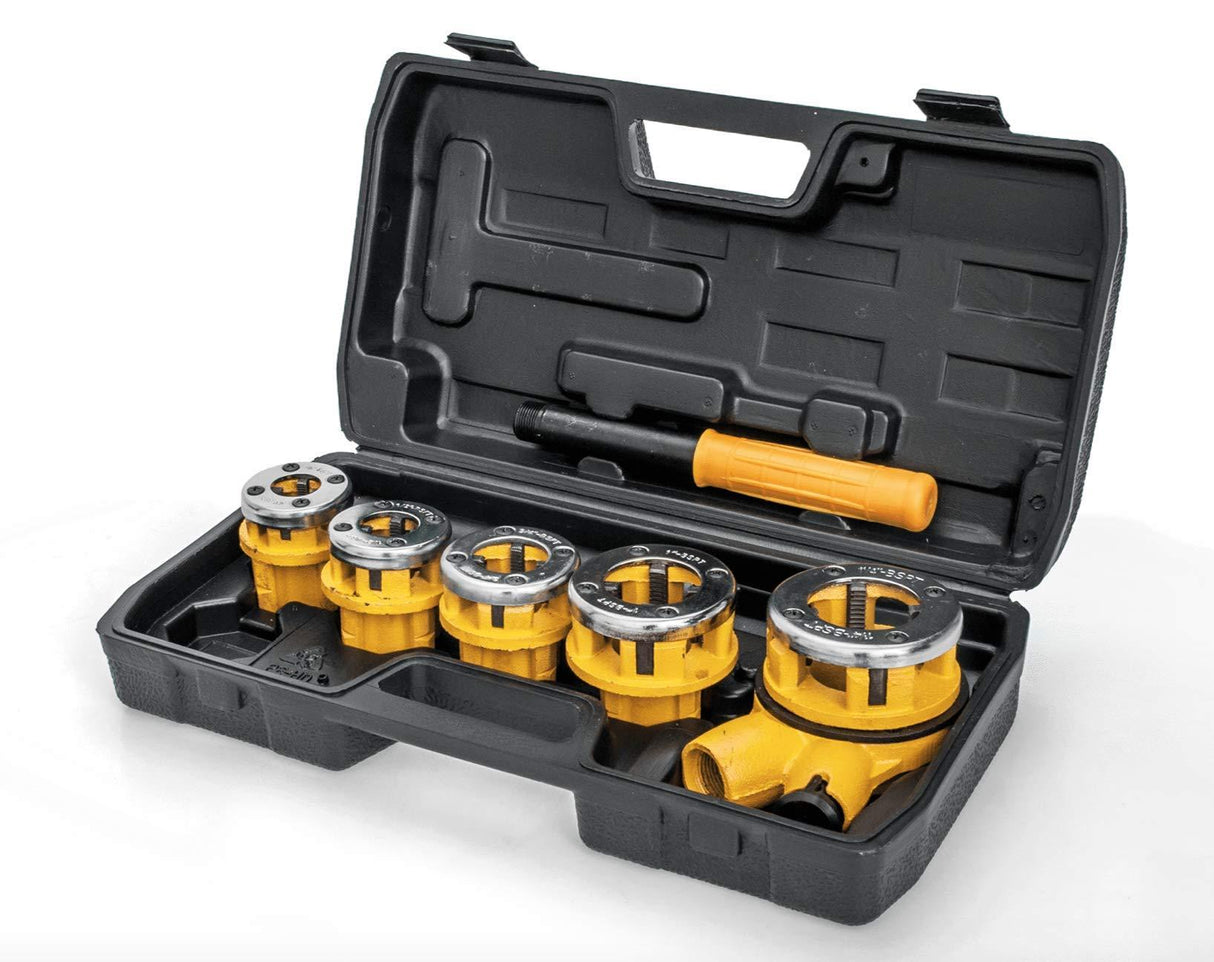 VITO Professional 3/8-1 1/4 Zoll Schneidkluppensatz - 7-tlg. - Schneidkluppe Gewindeschneider Rohrschneider Schneideisen - Qualität von VITO - Tools.de TP Profishop GmbH