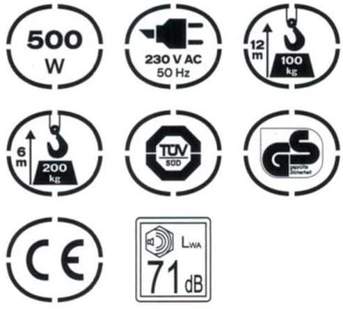 VITO Professional elektrische Seilwinde Flaschenzug Kran Seilzug Motorwinde Hub Winde Vito Pro Power - Tools.de TP Profishop GmbH
