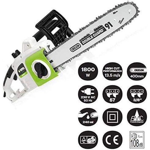 VITO Professional Elektro Kettensäge 1800W 40cm Schwertlänge Motorkettensäge Motorsäge mit Oregon Kette - Tools.de TP Profishop GmbH