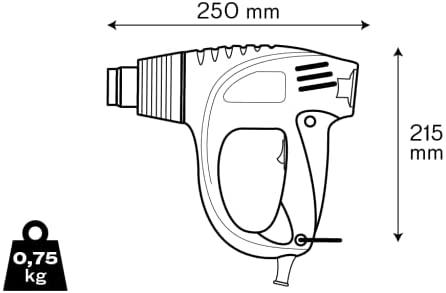 VITO Professional Heissluftpistole Schnellkühlfunktion Heissluftgeblaese Heissluftfoen Heizluftpistole - Tools.de TP Profishop GmbH
