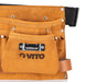 VITO Professional Leder Werkzeuggürteltasche -8 Fächer- Mit Universalhaltern - Pflegeleicht/Werkzeugtasche mit verstellbarem Nylongürtel - Tools.de TP Profishop GmbH