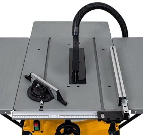 VITO Professional Mobile Tischkreissäge 1800 W - 250 MM Kreissäge inkl. Absaugung und Zubehör - Sägeblatt Ø250 x Ø30 mm, max. Schnitthöhe 85 mm, 5000 rpm, Tischgröße 1110 x 940 x 940 mm - Tools.de TP Profishop GmbH