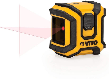 VITO Professional selbstnivellierender Laser gekreuzte Linien - VILACLC10 Kreuzlinienprojektion Automatische Nivellierung bis zu 3º in 5 Sekunden Nivelliergerätesperre - Tools.de TP Profishop GmbH