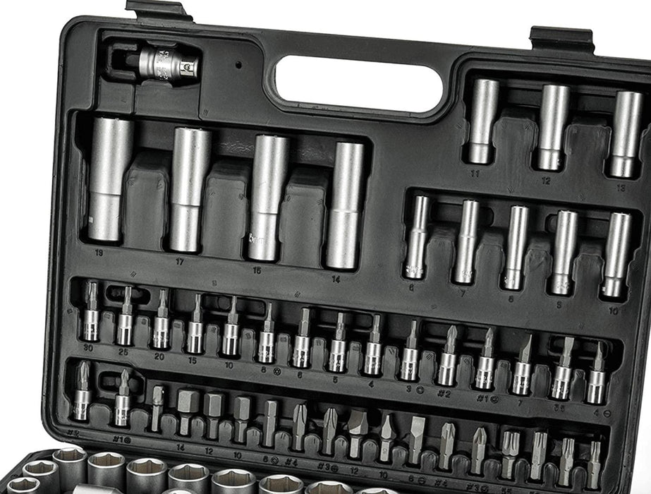 VITO Professional Werkzeugkoffer 94 Teile Schlüssel Werkzeugsatz Ringschlüssel Set Steckschlüssel - Tools.de TP Profishop GmbH