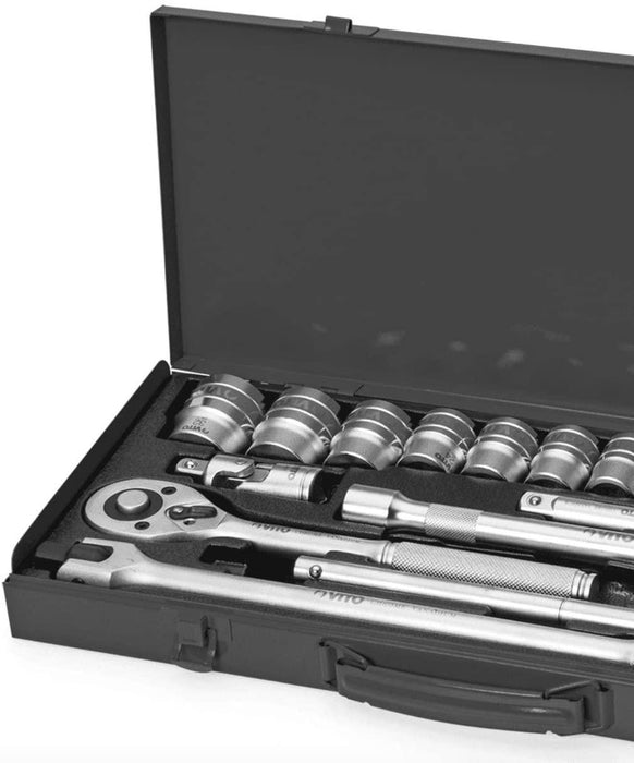 VITO Professional Werkzeugsatz 10-32 mm Steckschlüsselsatz Knarrenkasten Ratschenkasten VITO - Tools.de TP Profishop GmbH