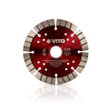 VITO Professionelle Standard Konstruktions/Diamant-Trennscheibe, Innenbohrung 22,23 mm, Höhe des Segments 12 mm, Dicke des Segments 2,0 mm -(VIDGOP125) - Tools.de TP Profishop GmbH