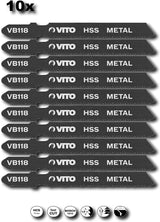 VITO ® Stichsägenblätter 10er Pack | Stichsägeblätter für Metall | Für Bosch Stichsäge, Makita Stichsäge & Akku Stichsäge - Tools.de TP Profishop GmbH