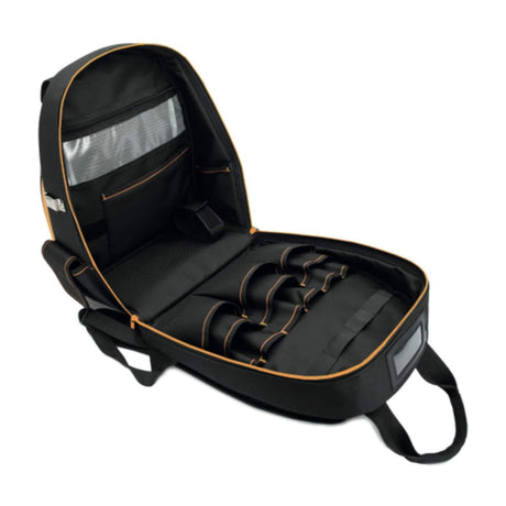 VITO Robuster Werkzeug-Rucksack – 36 Fächer/Taschen, strapazierfähig, hergestellt aus verstärktem Nylon, Werkzeug-Rucksack mit Tragegriff, 1,41 Kg (VIMOPF) - Tools.de TP Profishop GmbH