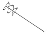 VITO Rührstab für Paddelrührer, Spiralmischer/Twist Mixer/Twist-Mischer, für zum Bsp. Zement, Putz oder Gips, Abmessungen: 120 x 600 mm, SW 8, Stromstärke 650 W - VIM120 - Tools.de TP Profishop GmbH