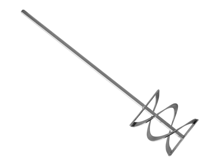 VITO Rührstab für Paddelrührer, Spiralmischer/Twist Mixer/Twist-Mischer, für zum Bsp. Zement, Putz oder Gips, Abmessungen: 120 x 600 mm, SW 8, Stromstärke 650 W - VIM120 - Tools.de TP Profishop GmbH