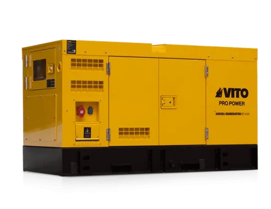 VITO Silent 100kVA - 65dB LpA Diesel / Heizöl HEL** AVR Generator 88kw max. ATS automatisches Netzausfall-Start 400v 4-Zyl 1500 U/min Wasserkühlung (100kVA 400v) - VIGD100ST - Tools.de TP Profishop GmbH