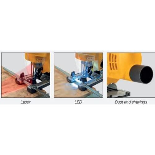 VITO Stichsäge 750W, Laser und LED, Säge Pendelhubsäge einstellbares Geschwindigkeitssystem, Schnellmontage - Tools.de TP Profishop GmbH