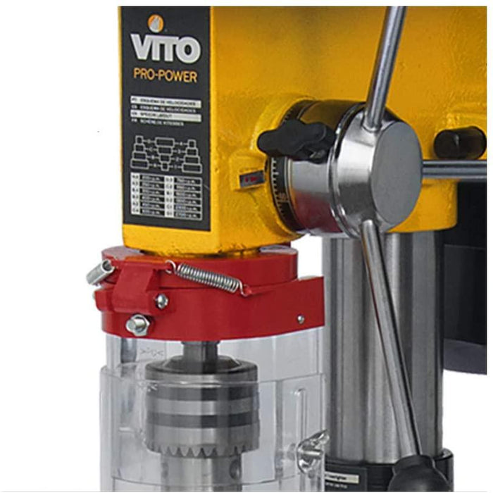 VITO Tischbohrmaschine VIMFC450A Säulenbohrmaschine 450W, Gusseisen-Kostruktion, 12 Geschwindigkeiten, Bohrfutter Spannbereich: 16mm - Tools.de TP Profishop GmbH